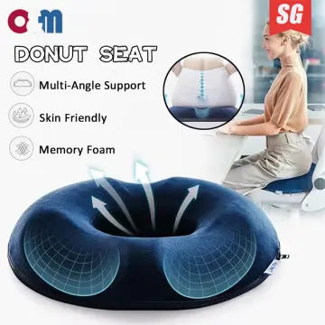 Donut Seat Cushion Hemorrhoid Memory Foam Pillows Pain Relief Post