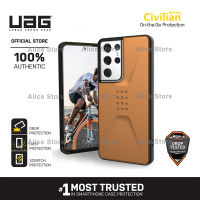 UAG Civilian Series Phone Case for Samsung Galaxy S21 Ultra / S21 with Military Drop Protective Case Cover - Orange