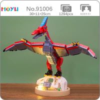 Moyu 91006 Jurassic Period Pterosaur Dinosaur Monster Animal Doll 3D Mini Diamond Blocks Bricks Building Toy for Children no Box