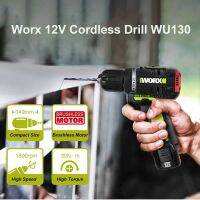 WORX WU130 WU130X 12V Brushless มอเตอร์สว่านไร้สายสว่านไขควงไฟฟ้า30N.M 40N.M เครื่องมือ