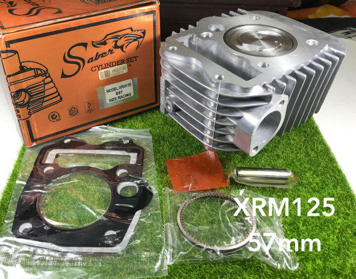 XRM125 / Wave 125 57mm Cylinder Block Set " Saber" Lazada PH