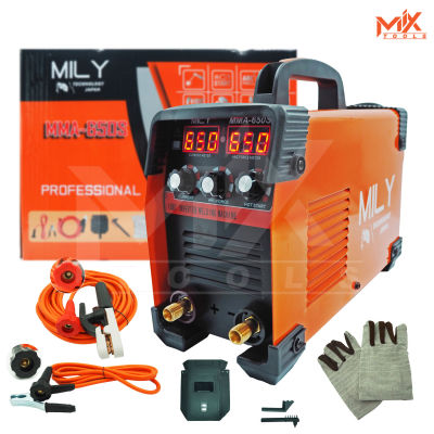 MILY ตู้เชื่อม สายเชื่อมยาวพิเศษ 10 เมตร ตู้เชื่อมไฟฟ้า เครื่องเชื่อม IGBT MMA-650S รุ่นใหม่ 2 หน้าจอ 3 ปุ่ม Upgrade Edition รุ่นใหม่ล่าสุด