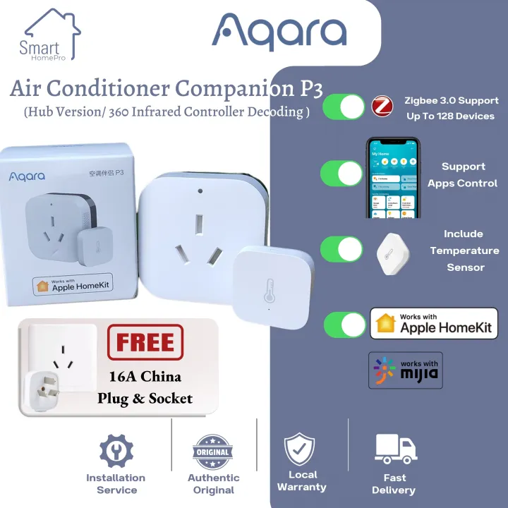 Aqara Air-Cond Companion P3 Gateway Vision With Temperature Humidity ...