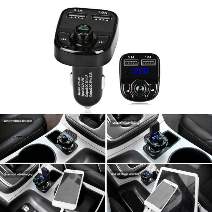 dual-ports-usb-car-charger-quick-charge-bluetooth-4-1a-led-digital-แสดงผล12-24v-car-fast-charging-accessories-interior