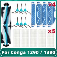 ✸ For Cecotec Conga 1290 1390 Hepa Filter Mop Cloth Rag Main Roller Side Brush Replacement Spare Part Accessory