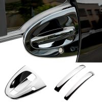 Car Door Handle Bowl Scratch Protective Cover 304 Stainless Steel Chrome Trim Sticker Auto Essories For Smart 451 Fortwo