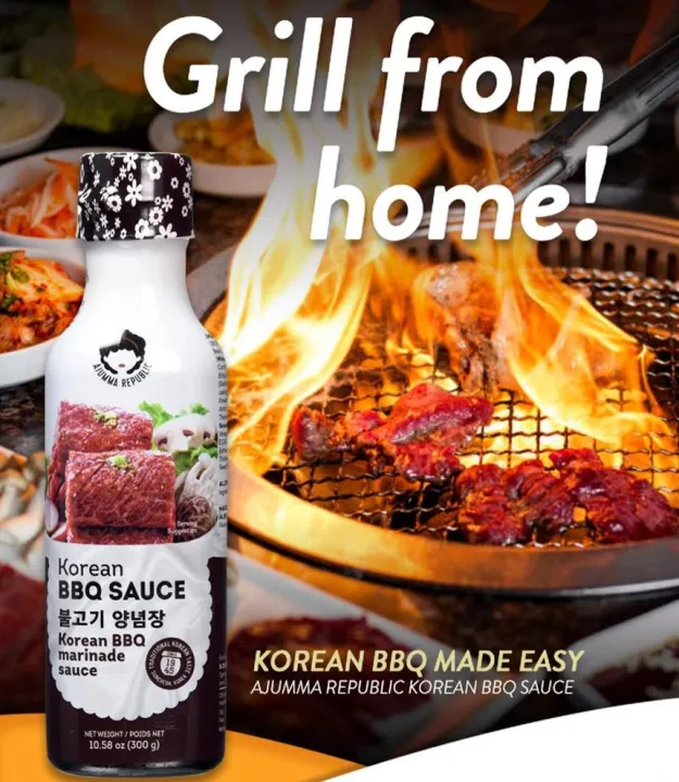 Ajumma Republic Korean BBQ Sauce 335g Lazada PH
