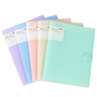 1 Pieces of A3/A4 File Folder 20/40 Sheets of Transparent Bags Classification Storage Folders Documents Storage Filing Folder