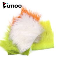 Bisoo 1 Buah 6Cm X 6Cm Potongan Rambut Domba Kambing Alami Bahan Bulu Ikat Terbang untuk Mengikat Pita Jig Terbang Kering Umpan Pancing Ikan Trout