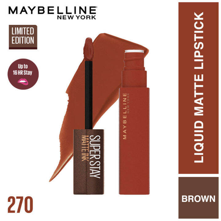 maybelline-superstay-matte-ink-coffee-edition-270-cocoa-connoisseur-สินค้านำเข้า