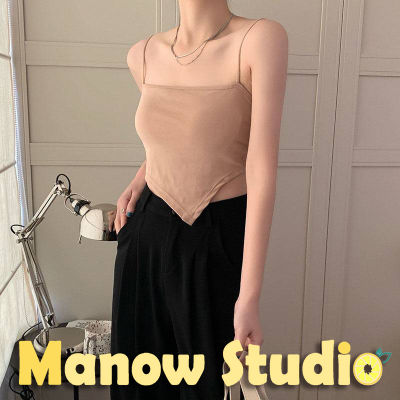 บราสายเดี่ยว เสื้อกล้าม สายเดี่ยว บราสายเดี่ยวแบบสวม สินค้าพร้อมส่ง 1332# Manow.studio