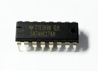 (10 PCS) SN74HC174N IC HEX D FF POS-EDGE TRIG 16DIP 74HC174N HC174 74HC174