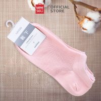 MINISO ถุงเท้าข้อสั้น ระบายอากาศได้ดี สําหรับผู้หญิง จํานวน 3 คู่ x1