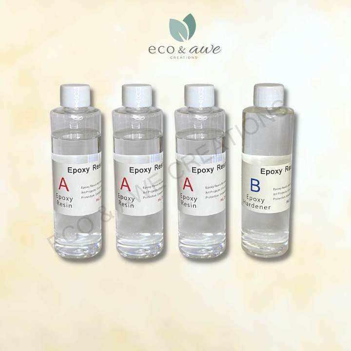 EPOXY RESIN with hardener 31 ratio (600g+200g) [Jewelry Making and