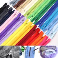 10Pcs/Pack Colorful High Quality 20cm Length Nylon Coil Zippers Tailor Garment Sewing DIY Handcraft Accessories Wholesale Retail Door Hardware Locks F