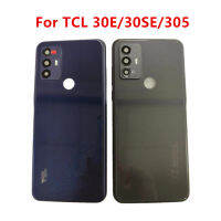 สำหรับ TCL 30 SE 30E 305 6165H 6127A 6102D ฝาครอบแบตเตอรี่ซ่อมเปลี่ยนโทรศัพท์ประตูหลังด้านหลัง + โลโก้ปุ่มด้านข้าง - Meqiao ke