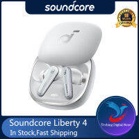 Soundcore โดยหูฟัง TWS ไร้สายที่แท้จริง Anker Liberty 4พร้อม ACAA 3.0,LDAC Hi-Res,หูฟังตัดเสียงรบกวน,A3953เซ็นเซอร์วัดอัตราการเต้นของหัวใจ