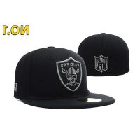 COD DSFDGESERRRRR NFL Black Size Cap Oakland Raiders Plain Black Flat Brim Baseball Cap Dallas Cowboys Pentagram Embroidered Full Enclosure Snapback Cap