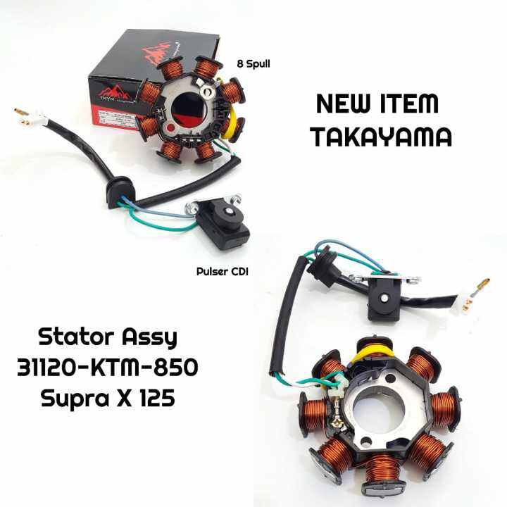 STATOR ASSY PULSER SPUL SUPRA X 125 KPH SPAREPART TAKAYAMA Lazada