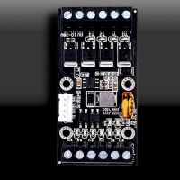 FX1N-10MT PLC Industrial Control Board+USB-TTL Cable PLC Module Analog Input / Output with Guide Rail Delay Relay Module