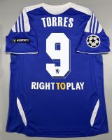 เสื้อฟุตบอล ย้อนยุค เชลซี เหย้า 2011 Retro Chelsea Home พร้อมเบอร์ชื่อ 9 TORRES อาร์มครบ ชุดแชมป์ยูฟ่า แชมเปี้ยนลีค เรโทร คลาสสิค 2011-12