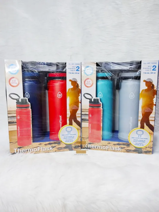 ThermoFlask Insulated Stainless Bottle 2 X 710ml Lazada PH