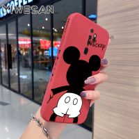 Yiเว็บเคสสำหรับ OPPO A9 2020 A5 2020,เคสโทรศัพท์ลายการ์ตูนมิกกี้เมาส์น่ารักดีไซน์ใหม่เคสซิลิโคนขอบสี่เหลี่ยมเคสคลุมทั้งหมดเคสกล้องกันกระแทกเคสป้องกันแบบนิ่ม