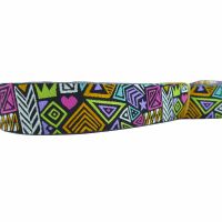 10 Meters 78 22mm Abstract Tribal Pattern Dog Collar Woven Jacquard Ribbon