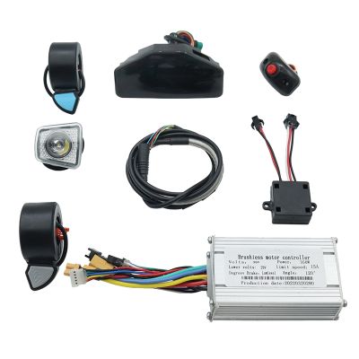 Electric Scooter Controller 36V 350W Brushless Motor Dash Light Accessory Kit for KuGoo Kirin S8 Pro Scooter