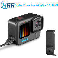 Replacement Side Door for GoPro Hero 11109,Dustproof Pass Through Battery Cover Type-C USB Charging Camera Accessories