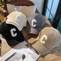 หมวกแก็ปแฟชั่นหมวกเบสบอลผ้าลูกฟูกผู้หญิงตัวอักษร C Snapback สำหรับผู้หญิง [Hana Clothing Store] ชุดช้อปปิ้งแต่งตัวลำลองปรับได้หมวกฮิปฮอป2022ใหม่