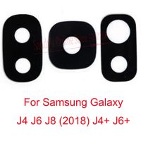 【New release】 สำหรับเลนส์ด้านหลัง2018เลนส์พร้อมสติ๊กเกอร์ J4กล้องหลัง + กระจก Galaxy J4 J6 + J8ขนาดใหญ่พร้อม J6กระจก Samsung กล้อง2018สำรอง