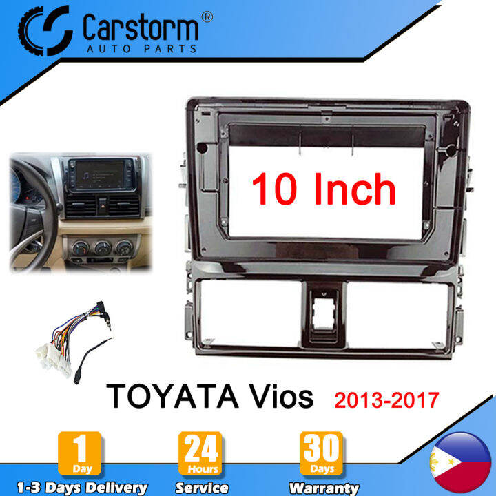 Carstorm Din Car Radio Frame For Toyota Vios Dash Kit Radio