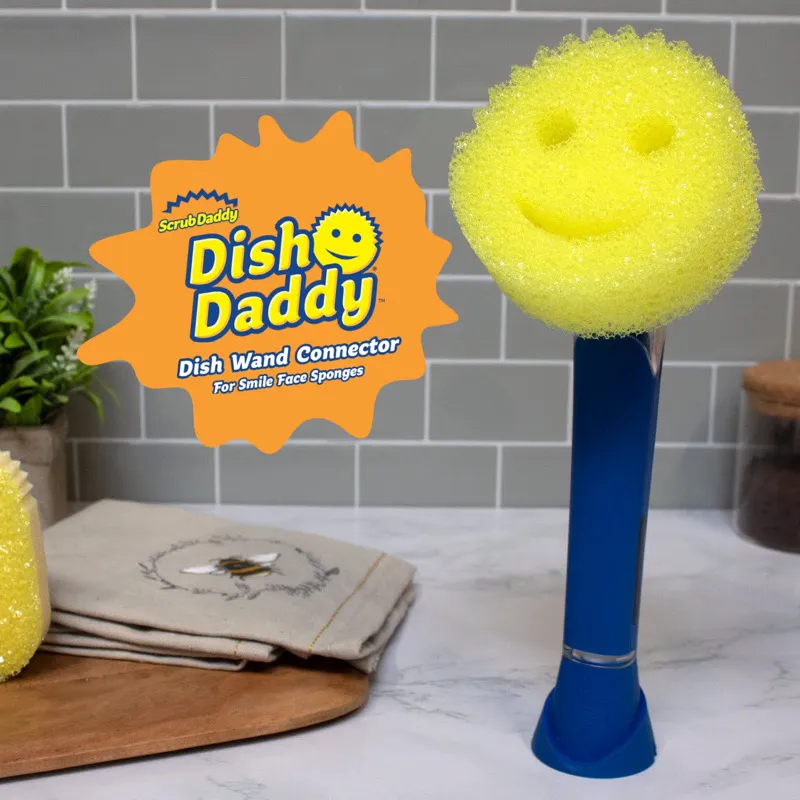 dish towel ✱Scrub Daddy Dish Daddy Self Standing Soap Dispensing