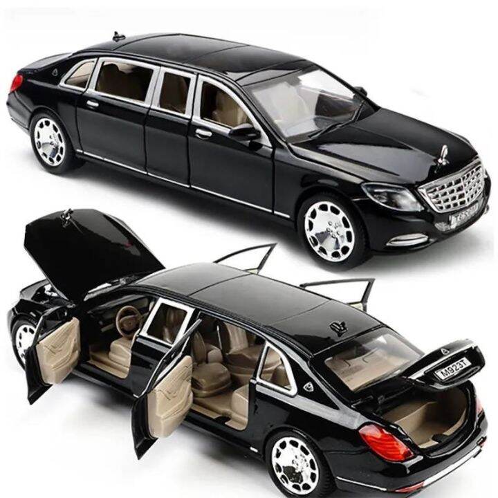 ใหม่124-d-iecasts-ของเล่นยานพาหนะ-maybach-s600ล้อแม็กรถยนต์รุ่นจำลองดึงกลับแสงเสียง6ประตู-opend-เด็กของเล่นของขวัญสำหรับเด็ก