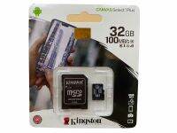 ของแท้ 100%  ประกันตลอดอายุ  Kingston Micro SD 32GB Class10 (SDC10/32GB) with Adapter