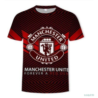 New！2023！Manchester United Club Champions 3D Mens T-shirt, Size xs-4xl High quality products （Freeprinting of names）