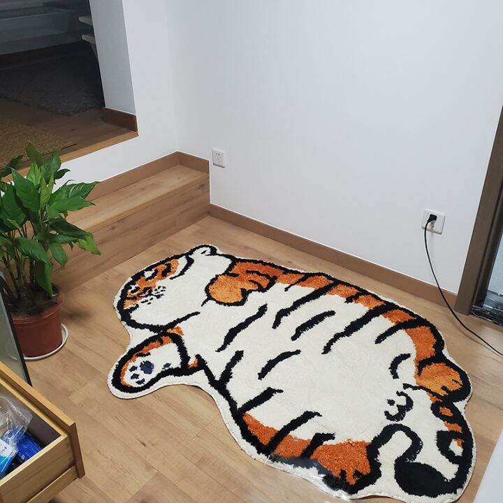 cartoon-tiger-rug-non-slip-bedside-car-absorbent-bathroom-mat-animals-print-rugs-for-kids-room-decor-cute-furry-cars