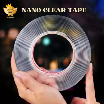 Nano Magic Tape Double Sided Traceless Washable Adhesive Invisible Gel  1M/3M/5M