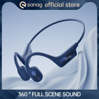 AIRFLY หูฟังไร้สาย Bluetooth หูฟังกันน้ํา เบ็ด ชุดหูฟังขับขี่จักรยานวิ่ง 360 ° Panoramic Sound Headphone