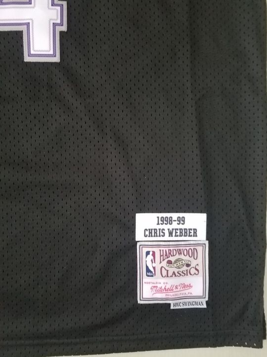 ready-stock-high-quality-mens-4-chris-webber-sacramento-kings-mitchell-ness-1998-99-hardwood-classics-swingman-jersey-black