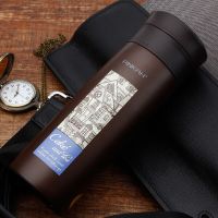 【CW】PINKAH Lightweight Thermos Cup 304 Stainless Steel With Tea Filter Leak-proof Outdoor Insulated Cup Coffee Mug Office Vacuum Cup