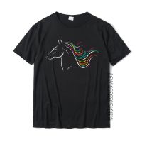 Horse Art T Shirt Equestrian Horse Riding Lover Design Cotton MenS Tees Summer Newest T Shirt