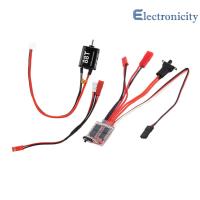 050 030 66T 88T มอเตอร์แบบมีแปรง + 30A แปรง ESC สำหรับชิ้นส่วนตีนตะขาบบังคับวิทยุ1/24