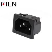 250VAC 15A AC power socket C14 Inlet Power Socket Connector Plug Industrial socket Plug IEC320 C14 3Pin Panel Power Inlet Socket