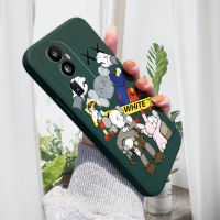 เคส PMP สำหรับ OPPO Reno10 Pro + 5G ยี่ห้อแฟชั่นเคสโทรศัพท์ของแท้เคสป้องกันกล้องคลุมทั้งหมดปลอกซิลิโคนของเหลวรูปแบบขอบสี่เหลี่ยม