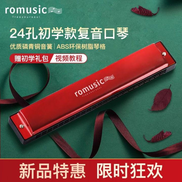 romusic-introduction-to-adult-small-instrument-24-hole-tremolo-children-beginners-c-professional-performance