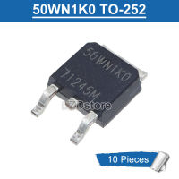 10ชิ้น50WN1K0ถึง252 50WN1KO AP50WN1K0H TO252 SMD N-Channel 500V/7A ทรานซิสเตอร์ใหม่แบบดั้งเดิมมอสเฟท