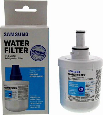 Samsung Genuine DA29-00003G Refrigerator Water Filter, White 1 Pack (Packaging may vary), Model:DA29-00003G