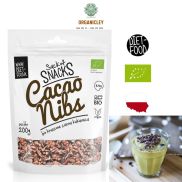 Organic Cacao Nibs Diet Food 200g - Organic Cacao - Organicley